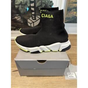 Women Balenciaga Speed Trainer Fluoro Size 39 Women’s 9